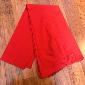 Escada Red Slacks/Trousers/suit pants(like new), size 10, office wear